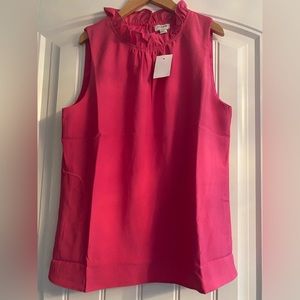 J Crew sleeveless XS pink blouse